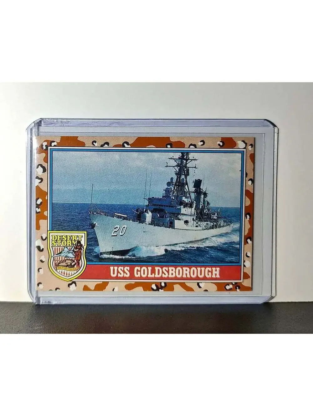 USS Goldsborough 1991 Topps Desert Storm #123 Card